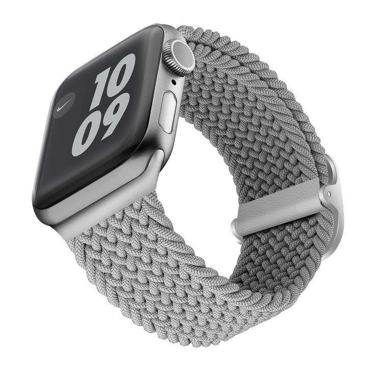 Viva Madrid Crisben Watch Strap, Replacement Bracelet Wrist Strap Wristband Compatible for Apple Watch 42/44mm - Gray