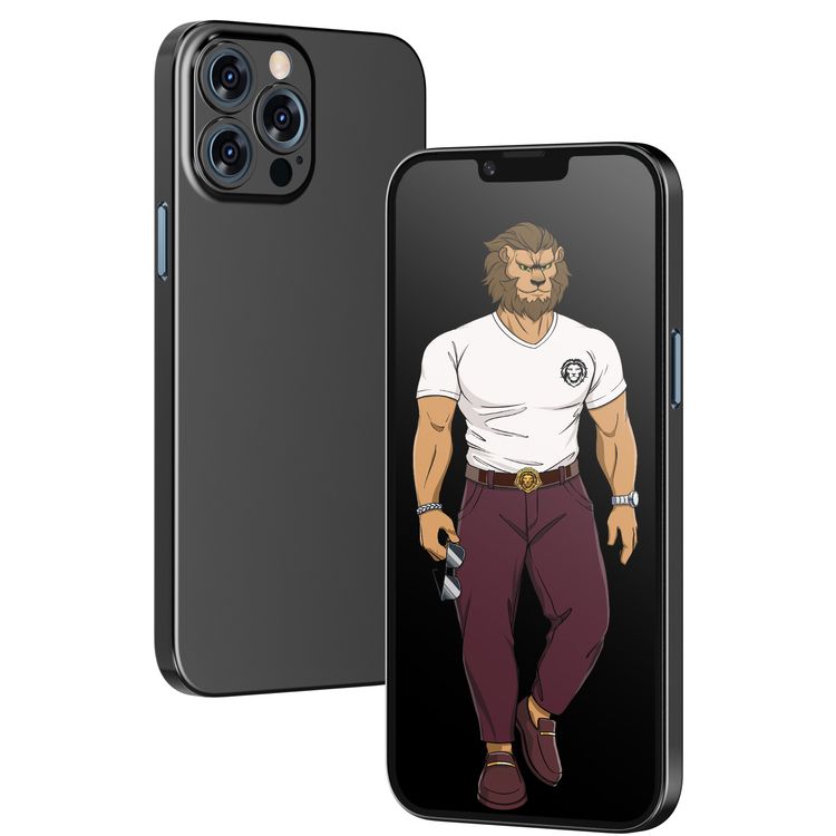 Green Lion Comodo Case for iPhone 13 Pro Max 6.7", Anti-Scratch, Easy Access to All Ports, Drop Protection - Black