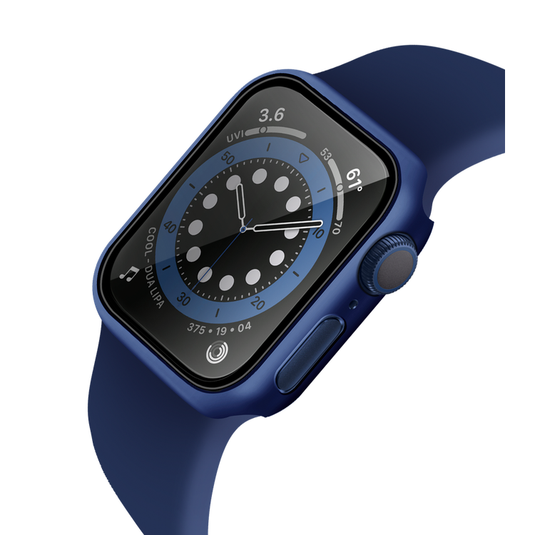 Viva Madrid Fino Screen Protector Case Compatible for Apple Watch, Full Protective Bumper Cover Case, Shock Absorbent & Anti-Scratch Replacement Case Compatible with 42/44mm - Blue