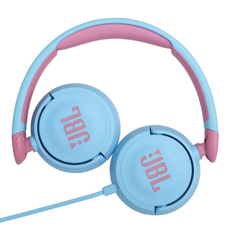 JBL JR310 On-Ear Wired Headphones For Kids - Blue/Pink