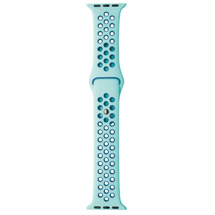 Porodo Nike Watch Band Compatible for Apple Watch 40mm / 38mm - Light Blue/Dark Blue