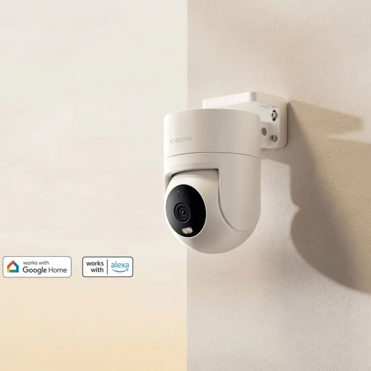 Xiaomi Outdoor Camera CW300, 2560 x 1440 Pixels Resolution, H.265 Video Encoding - White