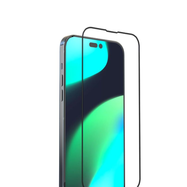 Devia van Series Full Screen Silicone Edge Twice-Tempered Glass iPhone 14 - Black
