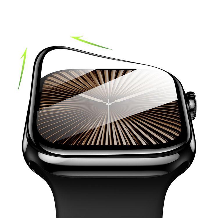 واقي شاشة ثلاثي الأبعاد من Green Lion لساعة Apple Watch Series 10، مقاس 46 مم، مضاد لبصمات الأصابع، مضاد للخدش، لمسة حساسة، وضوح عالي، مقاوم للصدمات، حماية من السقوط، مادة ذاتية الشفاء - شفاف