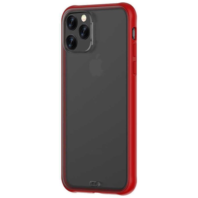 Devia Soft Elegant Anti-Shock Case Compatible for iPhone 11 Pro Max (6.5") Soft Edge Bumper Shockproof Case - Anti-Scratch - Slim Fit Lightweight Protective Back Cover - Red