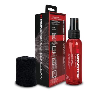 MSC Screen Cleaner with Microfiber Cloth - Red