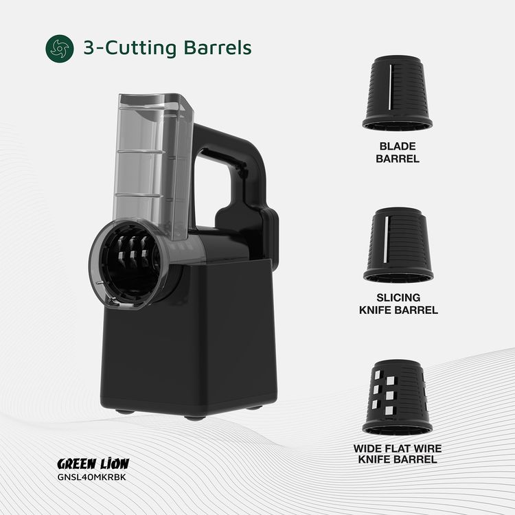 صانع السلطة جرين ليون مع تقطيع، وفرم، وتمزيق، بمواد آمنة للطعام، قاعدة غير قابلة للانزلاق، شحن USB-C، وقت تشغيل يصل إلى 60 دقيقة، سهل التنظيف والتركيب، حامي اليد للسلامة، 250 دورة في الدقيقة.