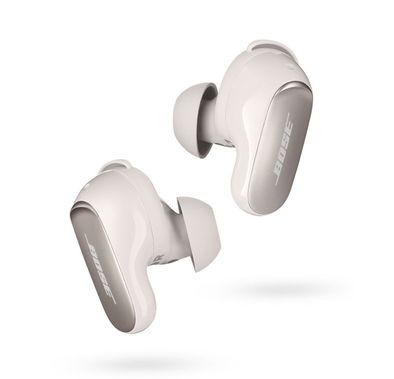 Bose QuietComfort Ultra Earbuds, Superior Comfort, World Class Noise Cancelling, Bluetooth Multipoint Connectivity, Up to 6 Hours Battery Life, Simple Touch Control - White Smoke