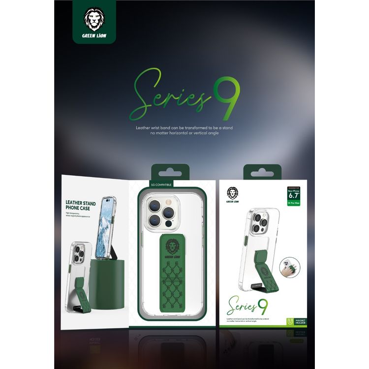 Green Series 9 Clear Case - Purple