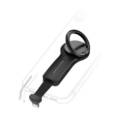 Dual Adapter Porodo PD-RGLL-BK Dual Splitter Adapter - Black