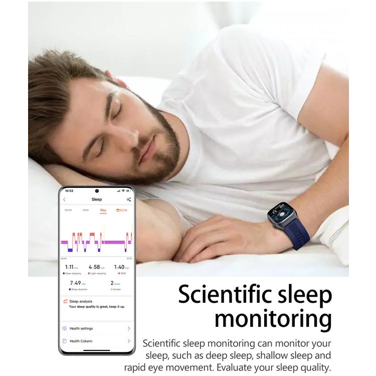 Green Lion Sense ECG Smart Watch with 12 Days Working Time, Soft TPU Medical Airbag, High-Precision Sensor, Oscillometric Blood Pressure, AMOLED 2.06" Display, Real-Time Notifications, Hands-Free Calls, Bluetooth Version 5.3, Voice Assistant, 530mAh Battery Capacity - Black