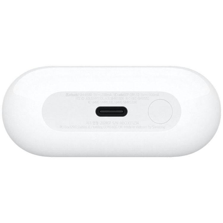 Samsung Galaxy Buds3 True Wireless Earbuds - White + Smart Tag2 (Bundle)