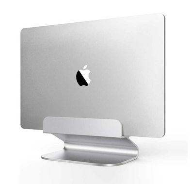 AhaStyle Laptop Stand, Ergonomic Adjustable Laptop Riser Computer Laptop Stand Compatible with MacBook, Air, Pro, Dell XPS, Samsung, Lenovo, Alienware All Laptops - Silver