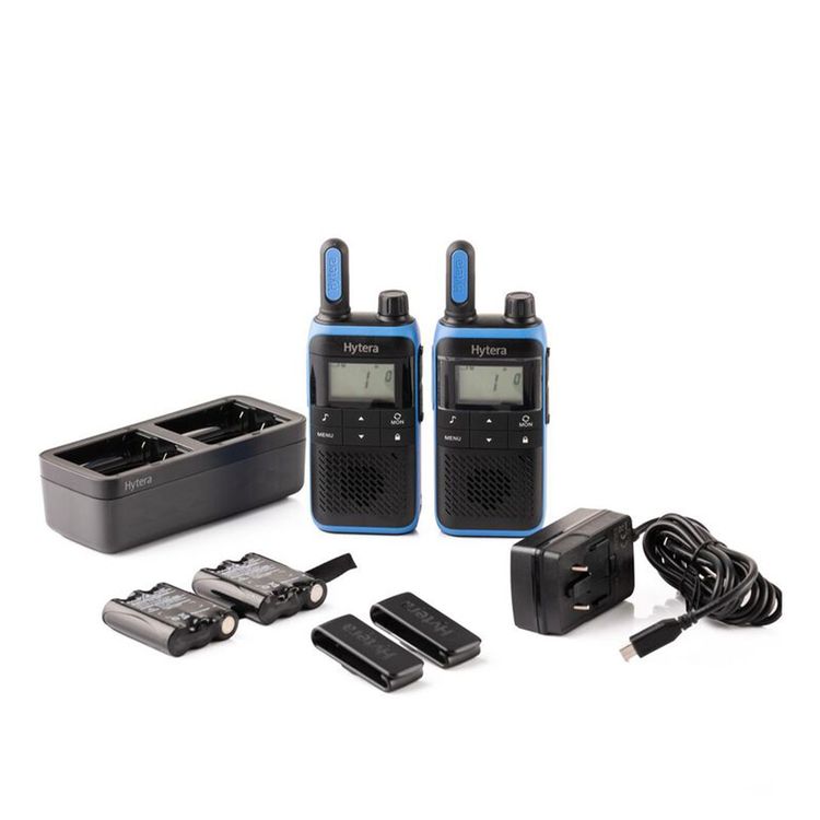 Hytera TF515 Two-Way License-Free Radio - Black / Blue