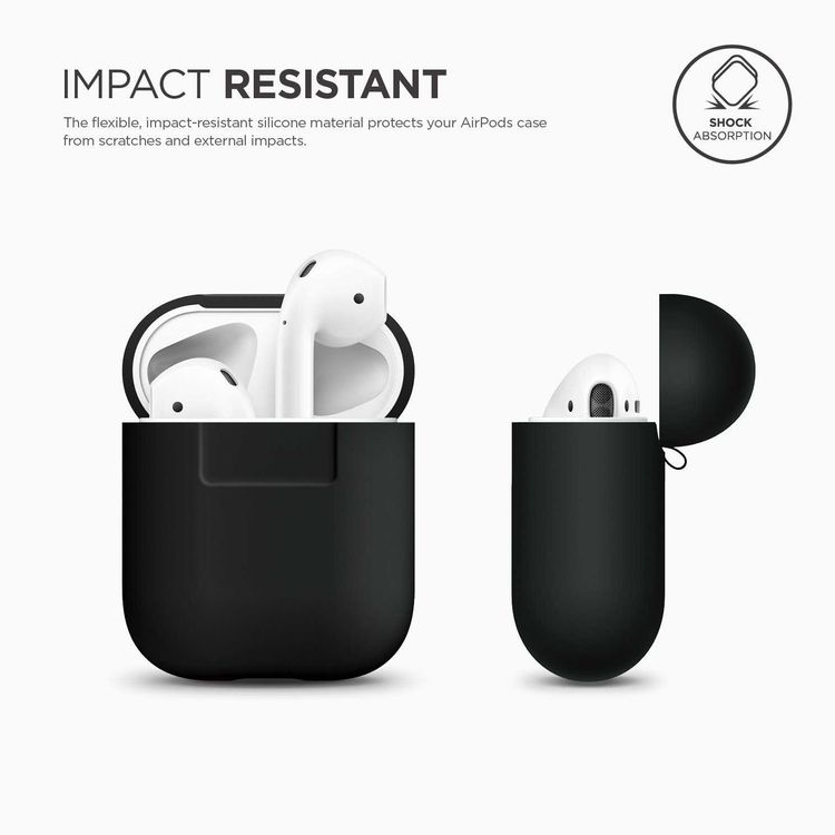 Elago Airpods Silicone Case - Black
