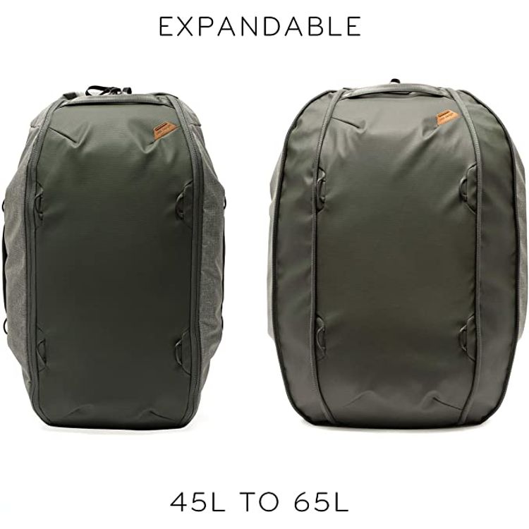 Peak Design Travel Duffel Bag with ID card holder 65L - Gray