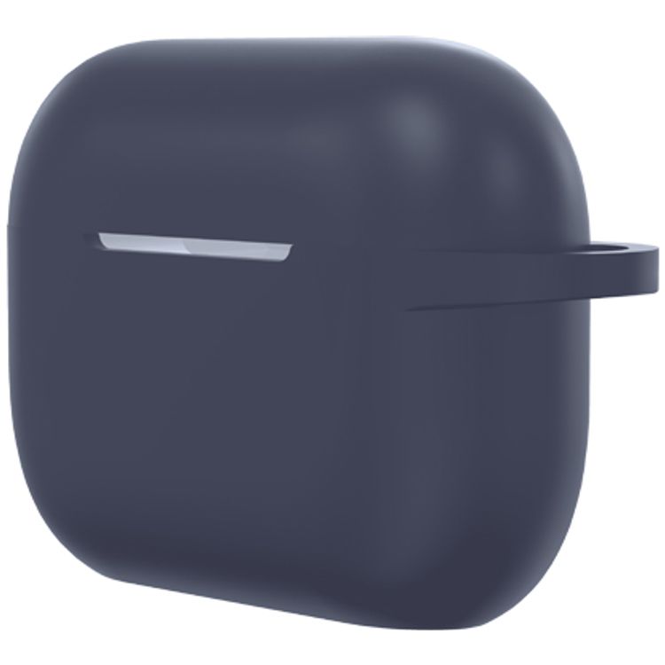 Devia Clear Silicone Case for Airpods 3 with 360° Protection, Ultra-Slim, Anti-scratch, Easy Installation, Soft-touch, Sleek and Minimalistic - Midnight Blue 