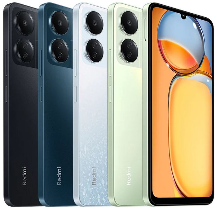 Xiaomi Redmi 13C Smartphone IND Version, RAM 6GB, Storage 128GB, 4G LTE, Dual Sim, Dual Camera, Fingerprint Sensor, GPS, Bluetooth 5.3 -  Clover Green