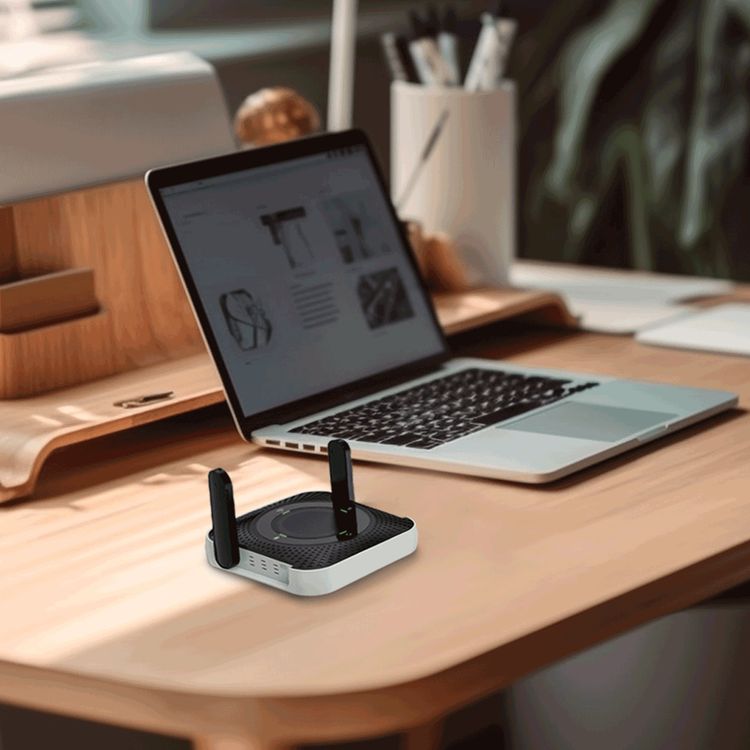 Porodo Home & Outdoor Portable Router 4G & LTE, 40m Signal Distance, 12 Hours Working Time, Up-to 10 Devices Connection Ability, 100Mbps LAN, Built-in Battery, Micro SIM, CPE & MiFi, CAT4 Category, 150Mbps Download Rates & 50Mbps Upload Rates - Black