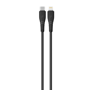 Pawa PVC 20W Data & Quick Charging USB-C to Lightning Cable 1.2m/4ft - Black