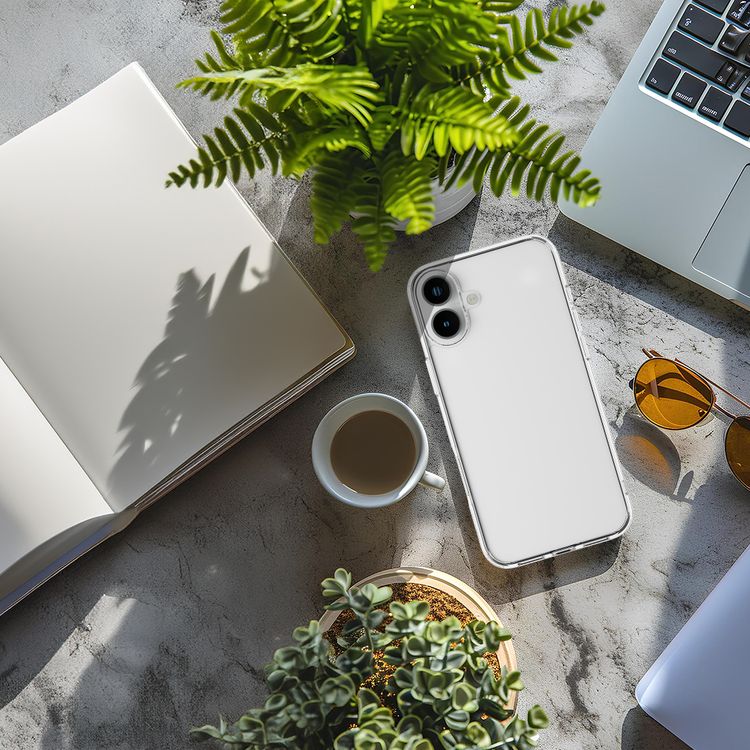 Levelo Clara Case for iPhone 16 Pro Plus with Clearview Technology, 3H Scratch Resistance - Clear