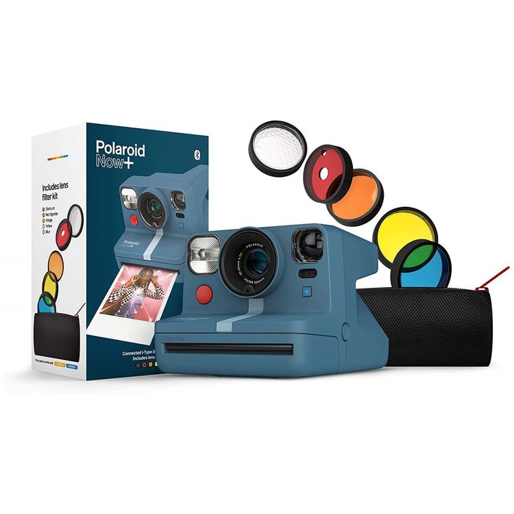 Polaroid Now+ Instant Film Camera | Calm Blue