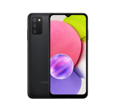 Samsung Galaxy A03s Dual SIM Black 3GB RAM 32GB 4G LTE, Battery 5000 mAh, 13MP Mainn Camera  - Middle East Version