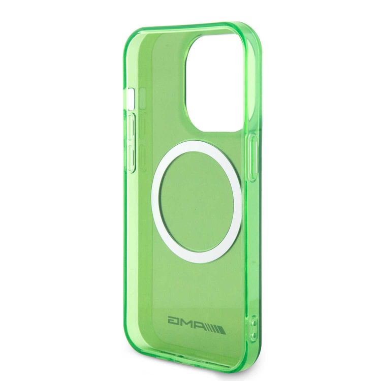 AMG iPhone 15 Pro For Magsafe Transparent Case  - Green