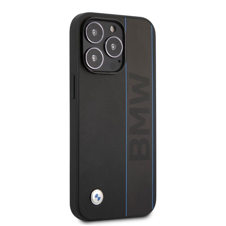 iPhone 13 Pro Case CG MOBILE BMW BMHCP13XRWBOK Leather Hard Case - Blue