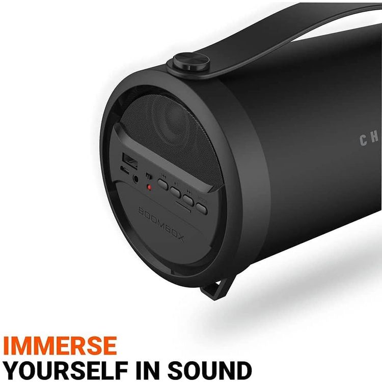 Porodo Portable Bluetooth Speaker, Soundtec Chill Compact Portable Wireless Speaker with Built-in Rechargeable Battery 1500mAh, Pure Sound, 6-hours Play Time, 10W Speaker Power,