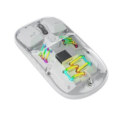 Porodo Transparent Mouse and Bluetooth Dual Mode, Type-C ...