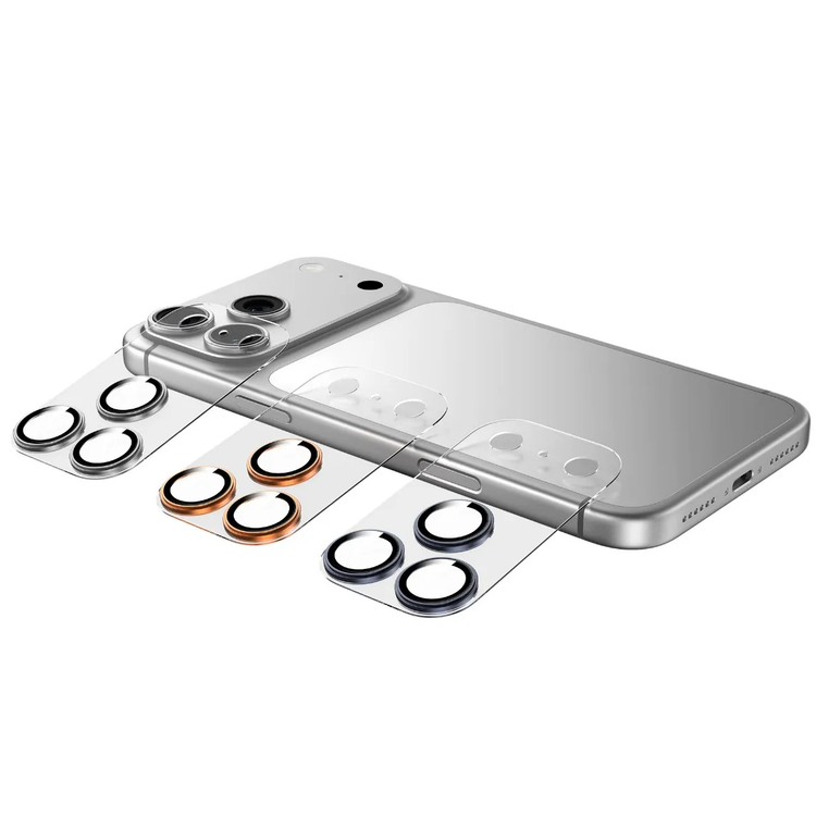 Green Lion Kanzen Camera Lens for iPhone 17 Pro Max, 9H Hardness, Easy to Apply, Anti Fingerprint, Bubble Free, Full Coverage, Ultra Clear Shooting, Impact Resistant, Ultra-Thin Base - Silver