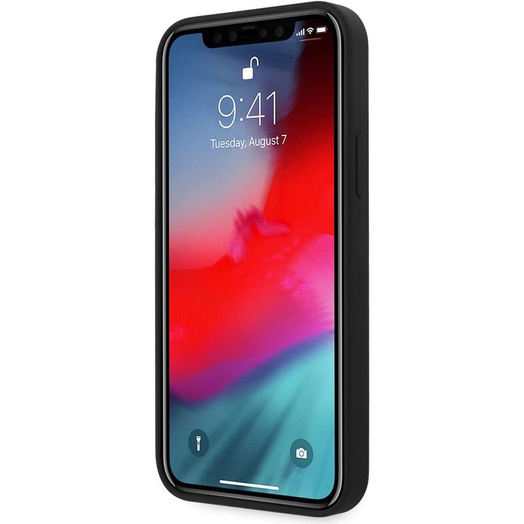 Karl Lagerfeld Silicone Hard Case Choupette Head for iPhone 12 / 12 Pro (6.1") - Black