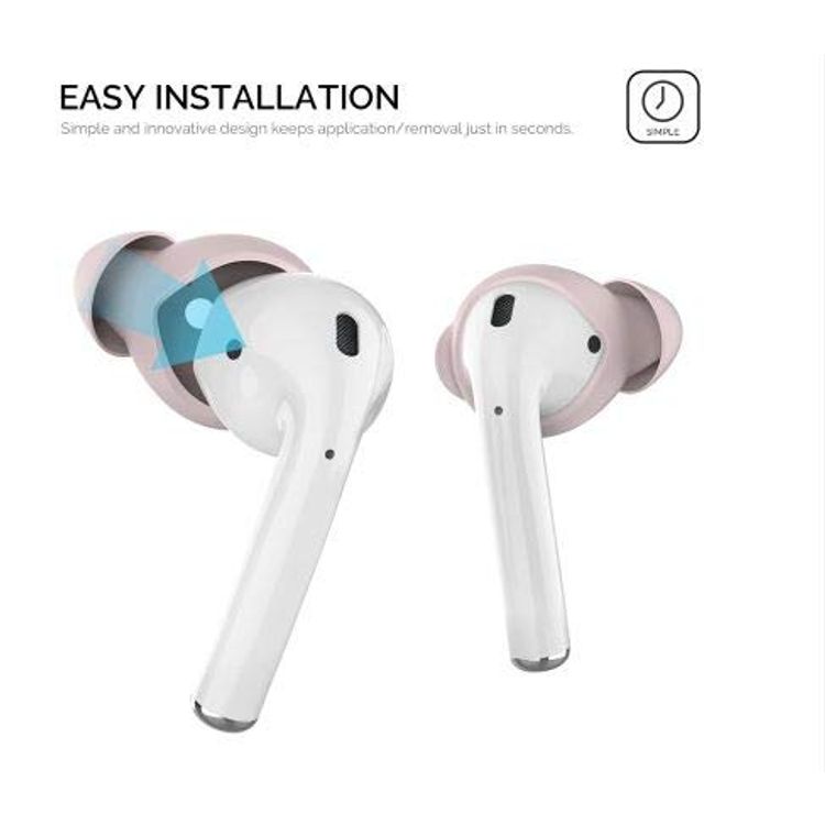 AhaStyle Silicone Cover for Airpods ( 3 Small Pairs ) - Pink