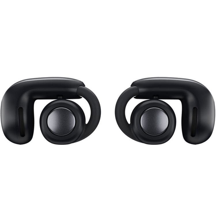 Bose Ultra Open Ear True Wireless Earbuds, Up to 48 Hours of Battery Life, Immersive Audio, Open-Air Design, Surprisingly Private, Snapdragon Sound, Long-Lasting Comfort - Black