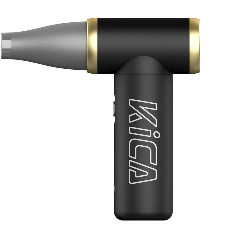 Kica Jet Fan 2 Vacuum Kit, 4 m/s to 20 m/s Adjustable Wind Speed, 101000RPM Brushless Motor, Aviation-Grade Aluminum Shell, Uses for Cleaning, Drying, Inflating & Dusting Hard-to-Reach Areas, Vacuum Accessories Included - Black