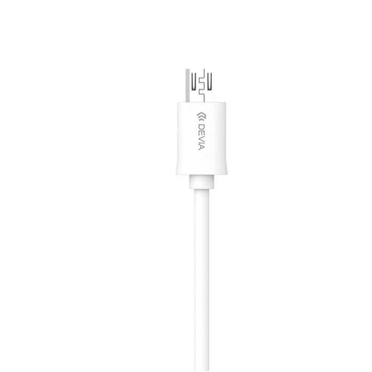 Devia Kintone Cable for Android Pure copper wire & Aluminium alloy & TPE - White