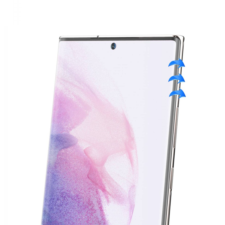 Green Lion 3D Curved Round Edged Glass Screen Protector for Samsung Galaxy S22 Plus - Clear