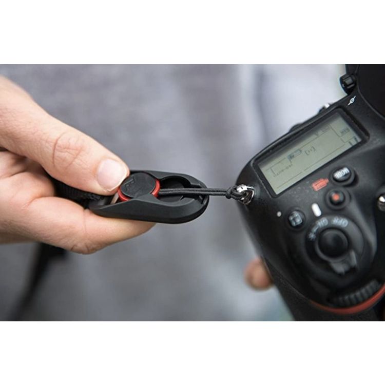 Peak Design Anchor Connectors for Peak Design Straps 4 Pack, 4th Generation, 4PK-AN-4_SML - BLACK RED