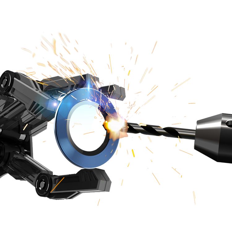 Green Lion Anti-Glare Camera Glass Protector 9H Hardness, Easy to Clean, Anti-Reflective, Anti-Scratch & Explosion-proof Compatible for iPhone 12 / 12 Pro ( 6.1" ) - Blue