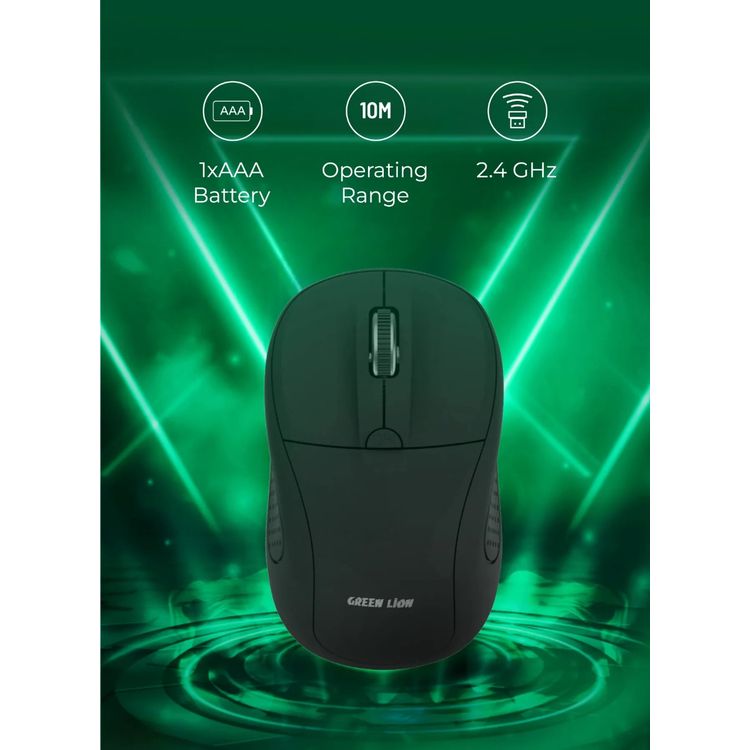 ماوس جرين لايون G200 اللاسلكي - أسود