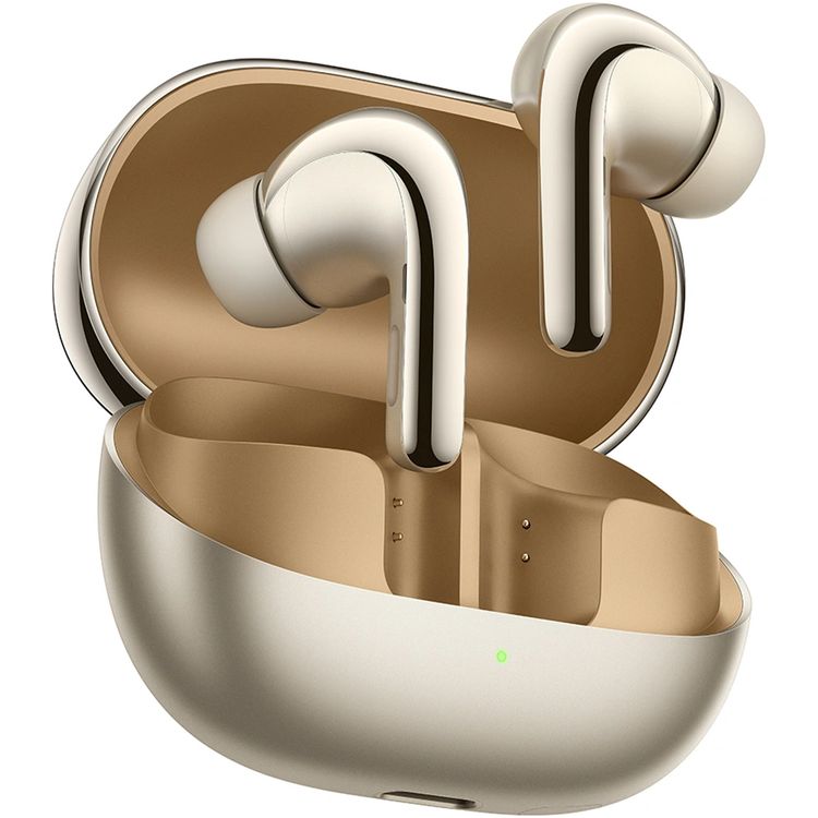 Xiaomi Bluetooth Buds 4 Pro Earbuds, Crystal-Clear Calls, 10 m Bluetooth Range, 6 Hours Battery Life, Ultra Noise Reduction for Clear Calls, Built-in Immersive Sound - Star Gold