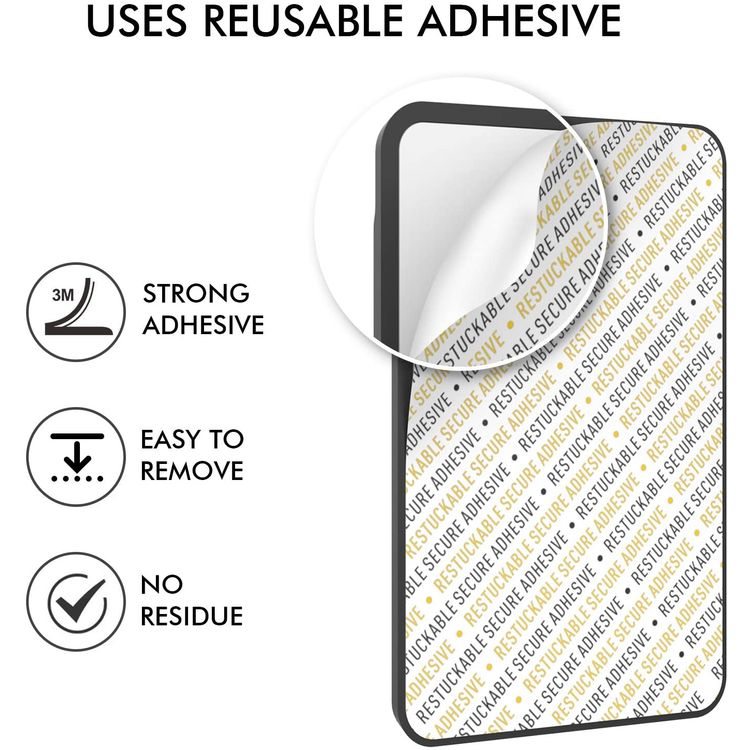 AhaStyle Silicone Card Holder for Smartphone, Phone Back Slot Silicone Wallet Pouch Card ID & Credit Card, Slim Card Holder with iPhone/Android/Samsung Galaxy Black