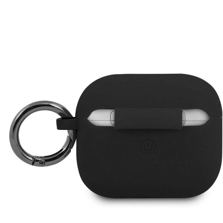 CG Mobile Ferrari Scuderia Silicone Case with Ring for Airpods 3 - Black