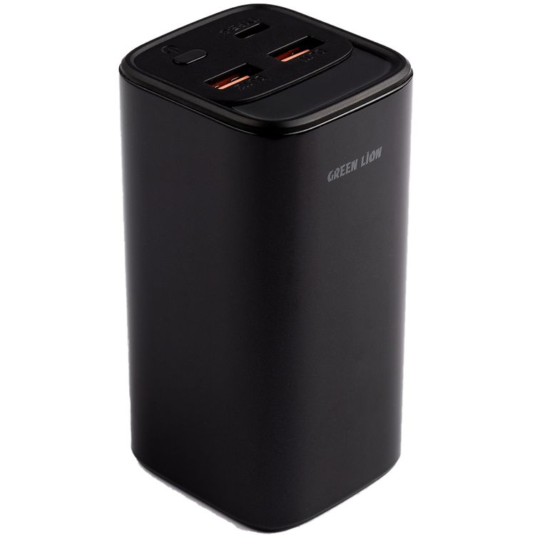 Green Lion Super Power Bank with 20000mAh Battery Capacity, 20W Power Delivery,  Dual QC & PD Ports, Charging Protection & Overheat Protection - Black