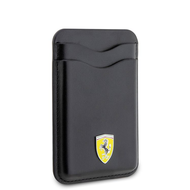 Ferrari Cardslot Magsafe PU Leather - Black