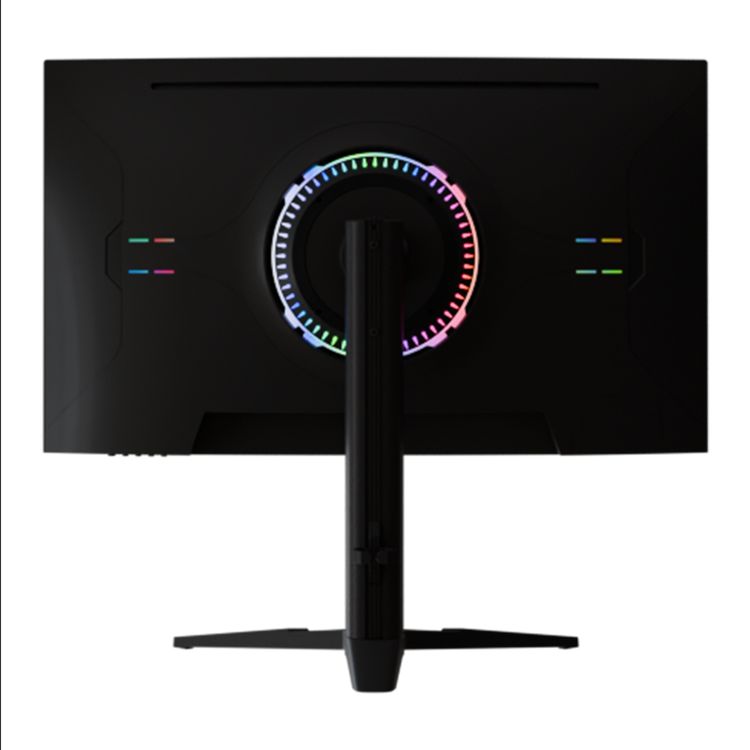 Green Lion ENGIMA 27'' Gaming Monitor with 1080P Full HD Resolution, 1800R Curved Screen, Ultra-Slim Bezel, 5ms Blur-Free Motion, Adjustable Height, Built-in Cable Hook, Wall-Mount Ready, AMD FreeSync, VA Panel Type - Black