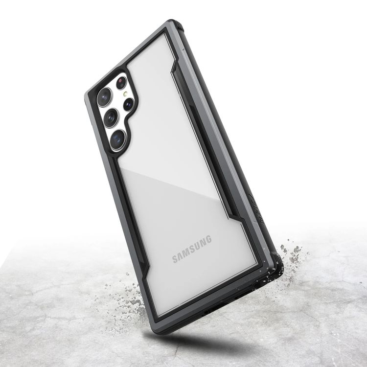 X-Doria Raptic Shield Phone Case Compatible for Samsung Galaxy S22 Ultra - Black