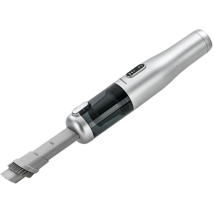 Porodo 9-in-1 Blower & Vacuum Cleaner with Multiple Blowing Nozzles, 110W Rated Power, 38 Minutes Working Time, 0.2L Dust Cup Capacity, Washable HEPA Filter, Brushless Motor, USB-C Charging Port - Gray