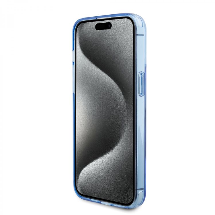 BMW iPhone 15 Pro For MagSafe IML Case with Ring Stand  - Blue